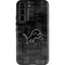NFL Detroit Lions Black & White Galaxy S22 Pro Case