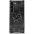 NFL Detroit Lions Black & White Galaxy S23 Clear Case