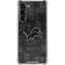 NFL Detroit Lions Black & White Galaxy S23 Plus Clear Case