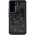 NFL Detroit Lions Black & White Galaxy S23 Plus Waterproof Case