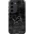 NFL Detroit Lions Black & White Galaxy S23 Pro Case