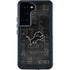 NFL Detroit Lions Black & White Galaxy S23 Waterproof Case