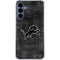 NFL Detroit Lions Black & White Galaxy S24 Clear Case