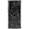NFL Detroit Lions Black & White Galaxy S24 Ultra Clear Case