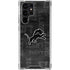 NFL Detroit Lions Black & White Galaxy S24 Ultra Clear Case