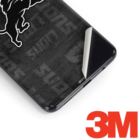 NFL Detroit Lions Black & White Galaxy S9 Plus Skin