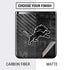 NFL Detroit Lions Black & White Galaxy Z Flip Skin
