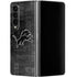 NFL Detroit Lions Black & White Galaxy Z Fold4 5G Skin