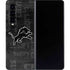 NFL Detroit Lions Black & White Galaxy Z Fold4 5G Skin
