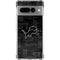 NFL Detroit Lions Black & White Google Pixel 7 Pro Clear Case