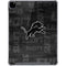 NFL Detroit Lions Black & White iPad Pro 12.9in (2020) Clear Case
