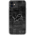 NFL Detroit Lions Black & White iPhone 11 Clear Case