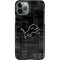 NFL Detroit Lions Black & White iPhone 11 Pro Lite Case