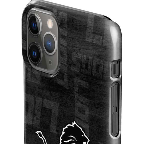 NFL Detroit Lions Black & White iPhone 11 Pro Lite Case