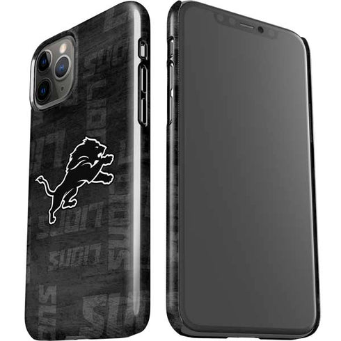 NFL Detroit Lions Black & White iPhone 11 Pro Lite Case