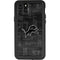 NFL Detroit Lions Black & White iPhone 11 Pro Waterproof Case