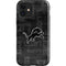 NFL Detroit Lions Black & White iPhone 12 Impact Case