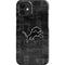 NFL Detroit Lions Black & White iPhone 12 Mini Lite Case