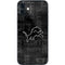 NFL Detroit Lions Black & White iPhone 12 Mini Skin