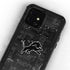 NFL Detroit Lions Black & White iPhone 12 Mini Waterproof Case