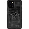 NFL Detroit Lions Black & White iPhone 12 Pro Max Waterproof Case