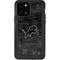 NFL Detroit Lions Black & White iPhone 12 Pro Waterproof Case