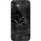NFL Detroit Lions Black & White iPhone 12 Skin
