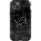 NFL Detroit Lions Black & White iPhone 13 Impact Case