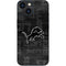 NFL Detroit Lions Black & White iPhone 13 Mini Skin