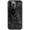 NFL Detroit Lions Black & White iPhone 13 Pro Cargo Case