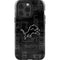 NFL Detroit Lions Black & White iPhone 13 Pro Impact Case
