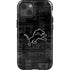 NFL Detroit Lions Black & White iPhone 15 Impact Case