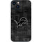 NFL Detroit Lions Black & White iPhone 14 Plus Skin