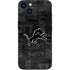 NFL Detroit Lions Black & White iPhone 14 Plus Skin