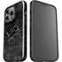 NFL Detroit Lions Black & White iPhone 15 Pro Impact Case