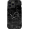NFL Detroit Lions Black & White iPhone 15 Pro Max Impact Case