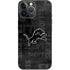 NFL Detroit Lions Black & White iPhone 14 Pro Max Skin