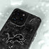 NFL Detroit Lions Black & White iPhone 14 Pro Max Waterproof Case