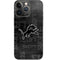 NFL Detroit Lions Black & White iPhone 14 Pro Skin