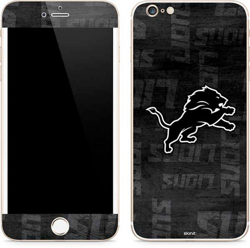 NFL Detroit Lions Black & White iPhone 6/6s Plus Skin