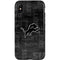 NFL Detroit Lions Black & White iPhone X Pro Case