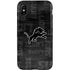 NFL Detroit Lions Black & White iPhone X Pro Case
