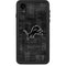 NFL Detroit Lions Black & White iPhone XR Waterproof Case