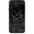 NFL Detroit Lions Black & White iPhone XS Max Skin