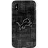 NFL Detroit Lions Black & White iPhone XS Pro Case