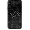 NFL Detroit Lions Black & White iPhone XS Skin