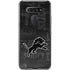 NFL Detroit Lions Black & White LG K51/Q51 Clear Case