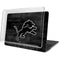 NFL Detroit Lions Black & White MacBook Pro 15in (2016-19) Case plus Skin