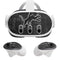 NFL Detroit Lions Black & White Meta Quest 3 Skin