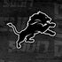 NFL Detroit Lions Black & White Moto E5 Play Skin